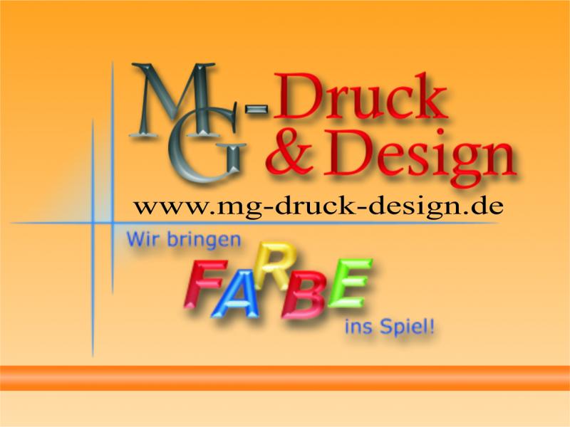MG-Druck und Design